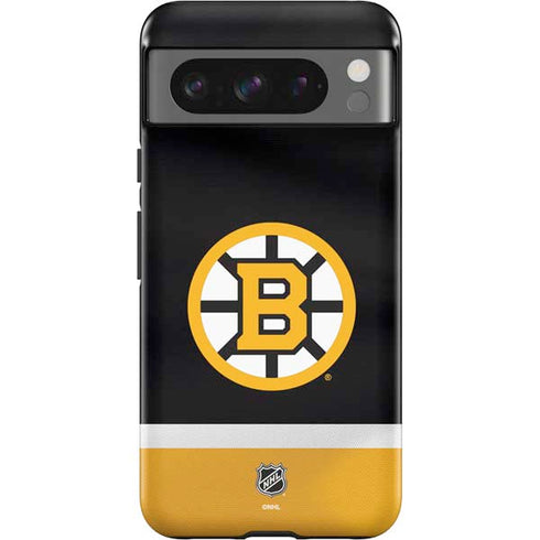NHL Boston Bruins Jersey Google Pixel 8 Pro Impact Case